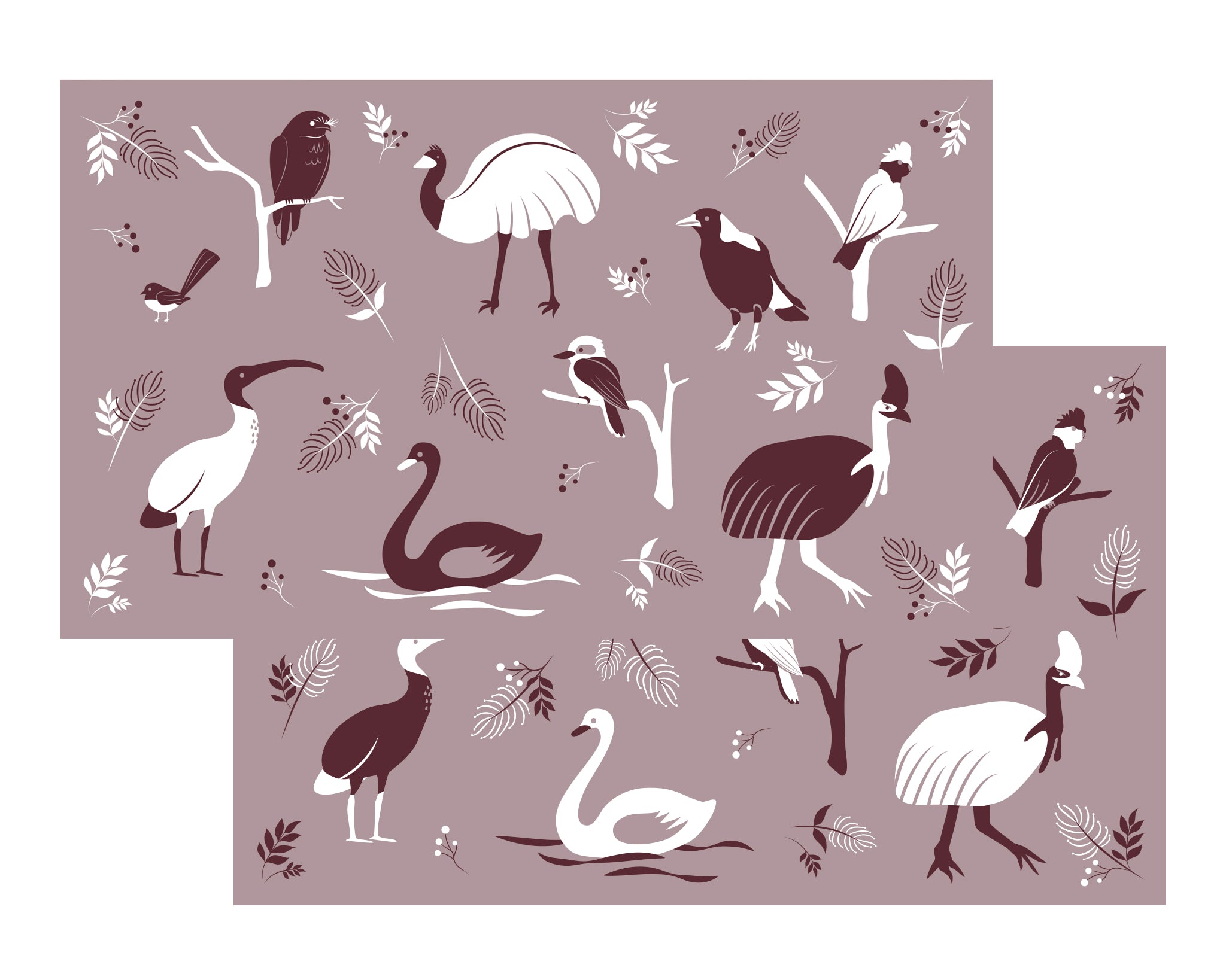 Outdoor Mat - Native Birds