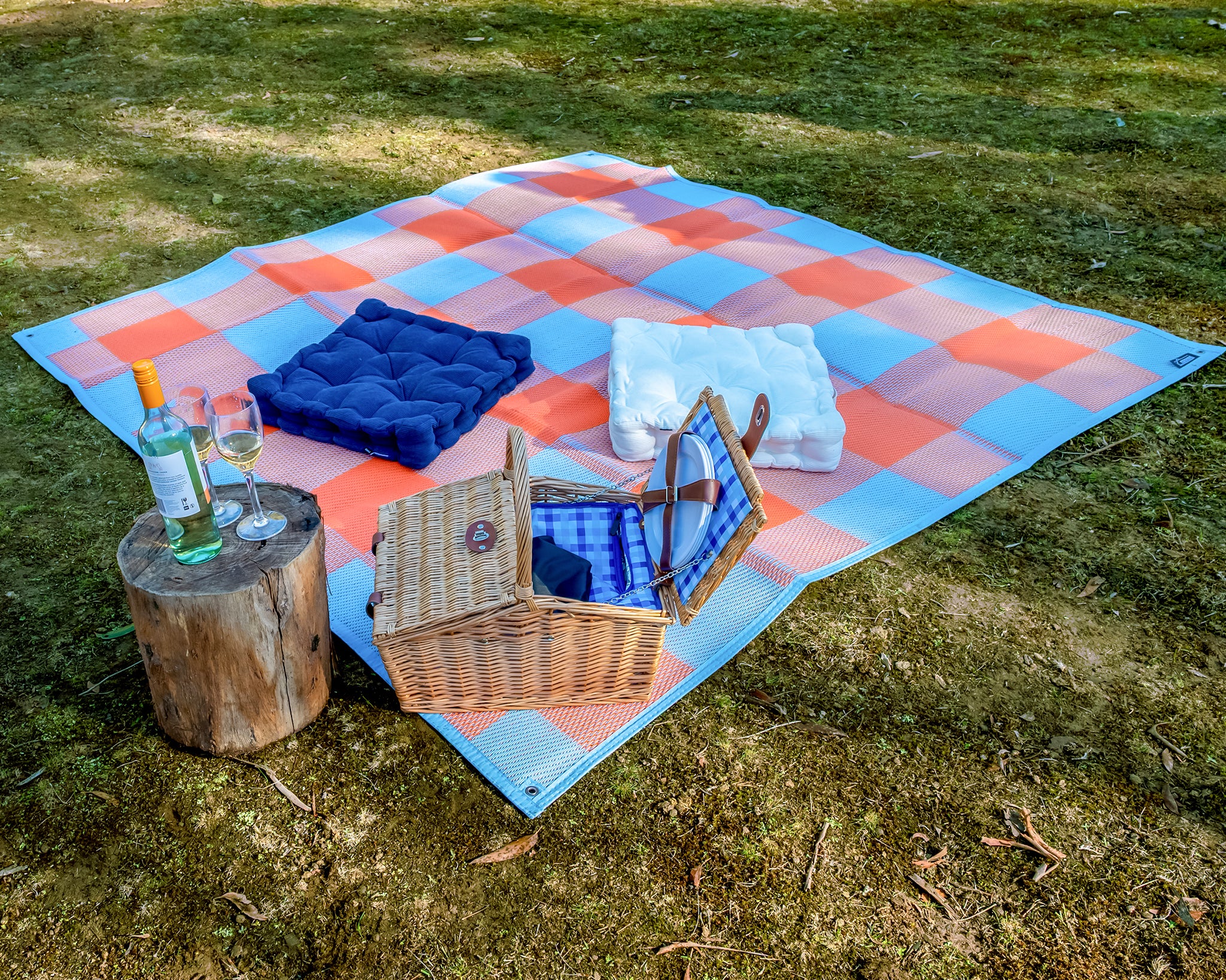 Outdoor Mat - Picnic Plaid