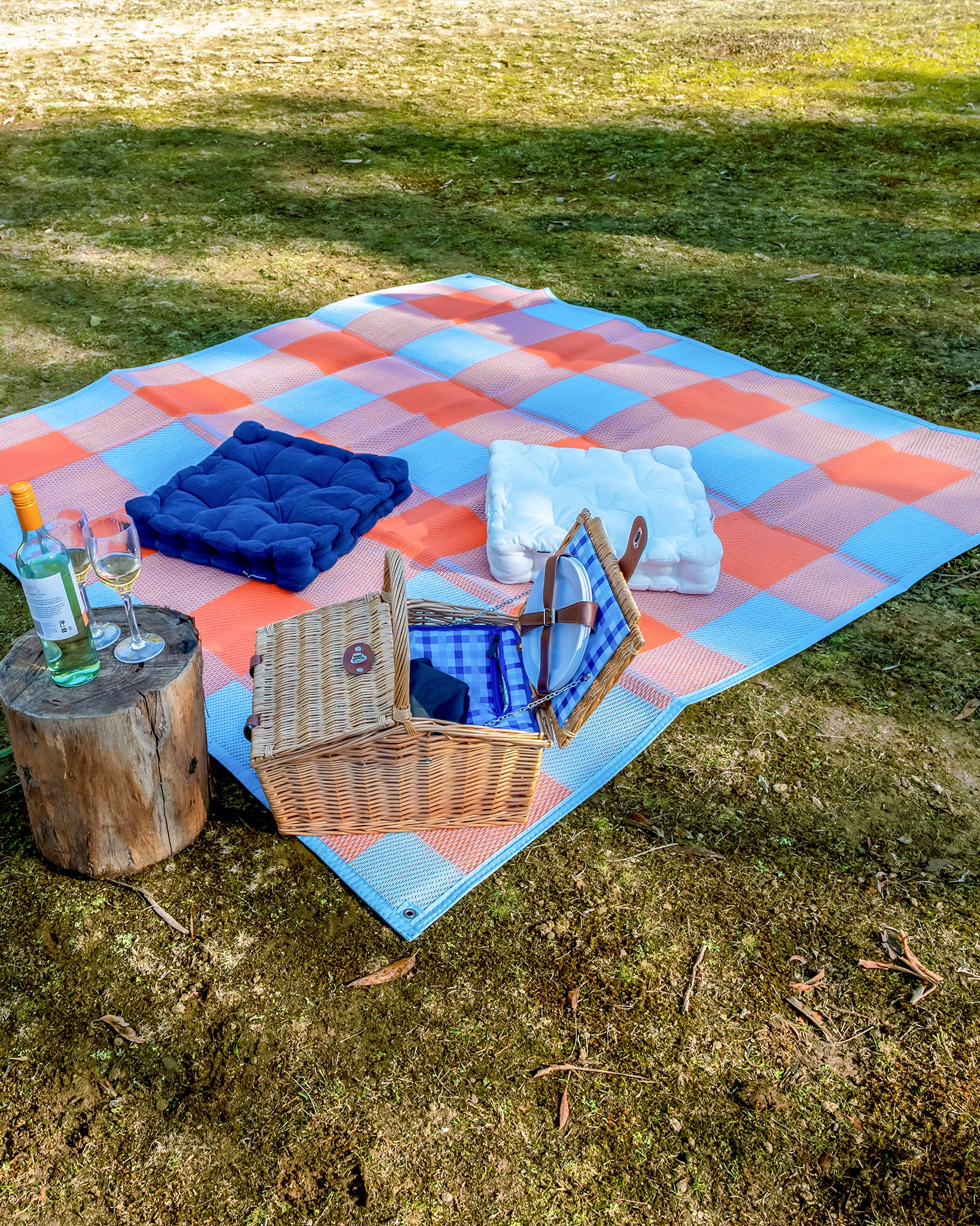 Outdoor Mat - Picnic Plaid