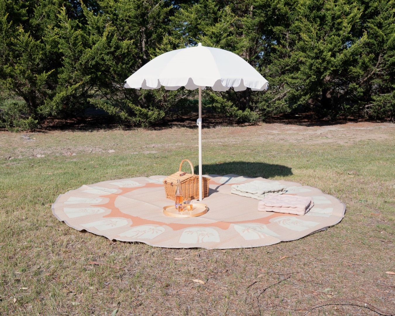 Outdoor Mat - Oasis Round 3m x 3m (SECONDS)