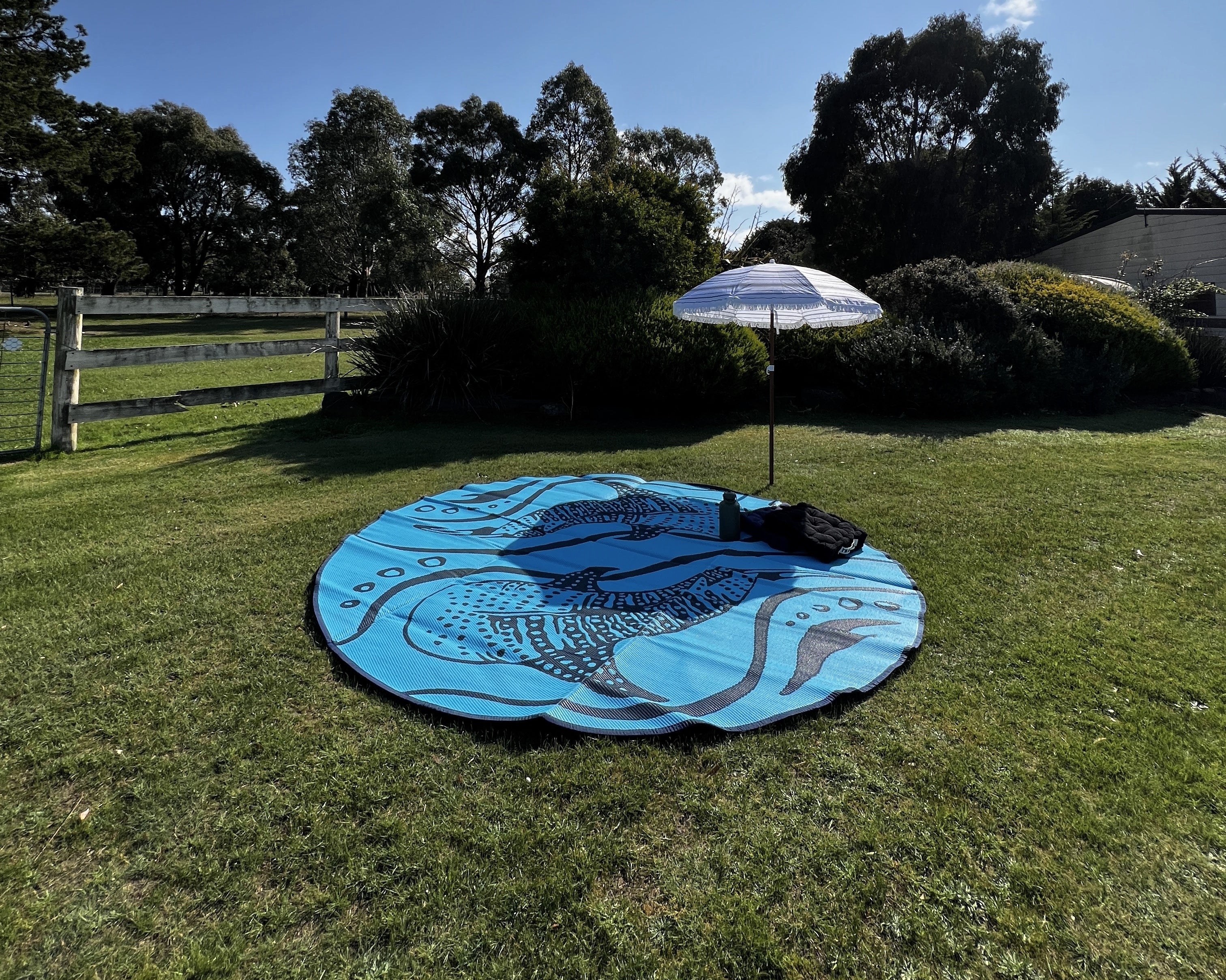 Outdoor Mat - Whale Shark Round 3m x 3m