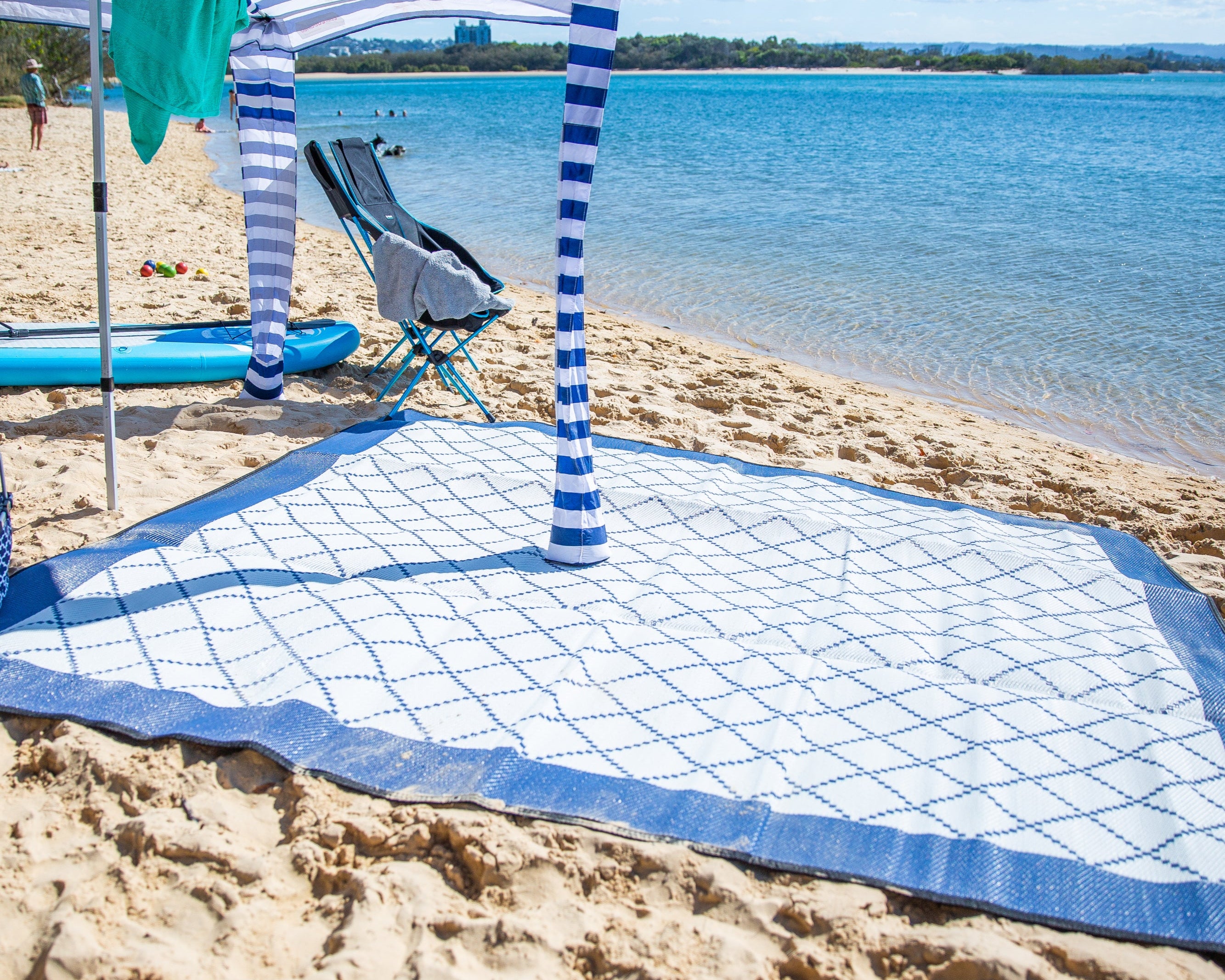 Outdoor Mat - Gazebo Navy