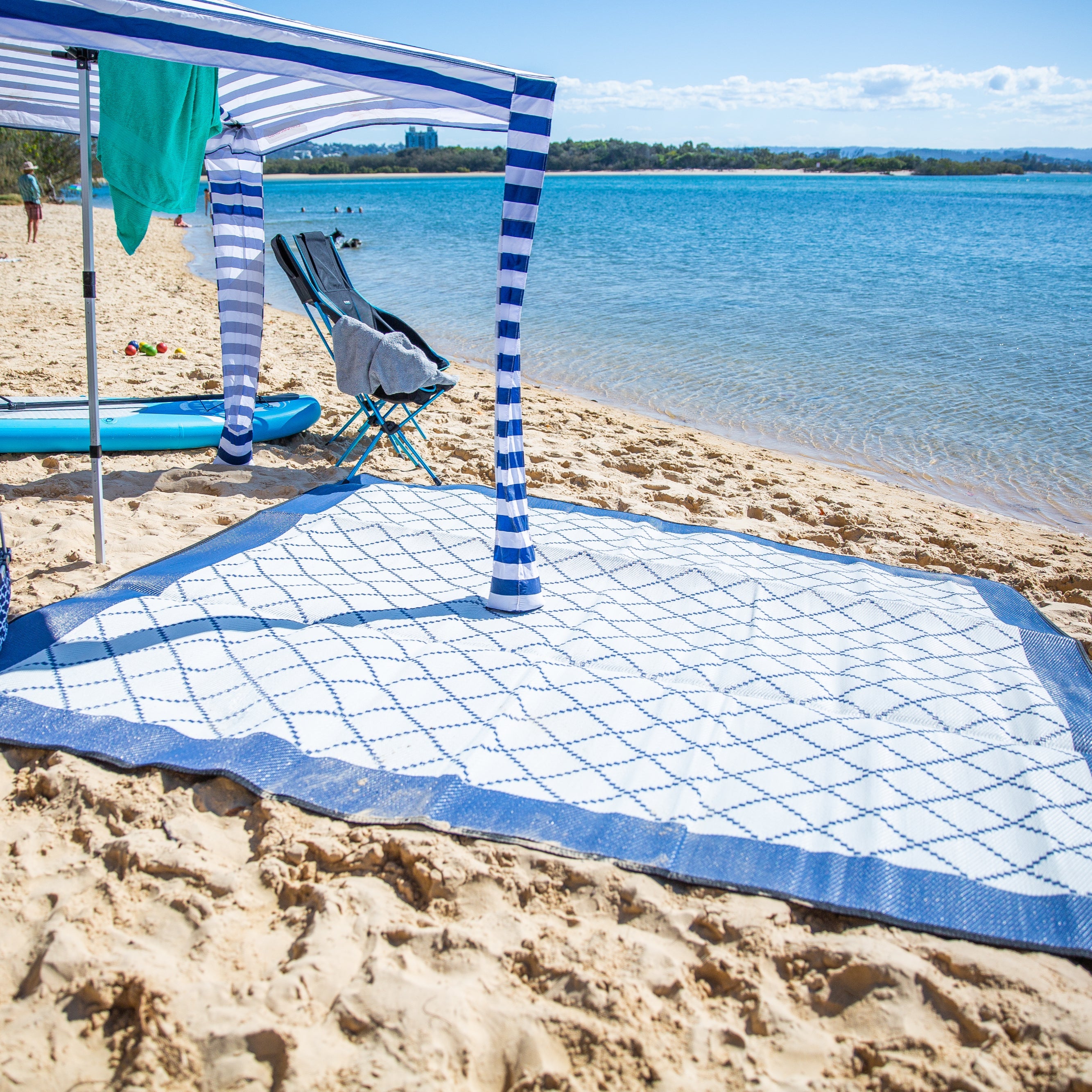 Outdoor Mat - Gazebo Navy