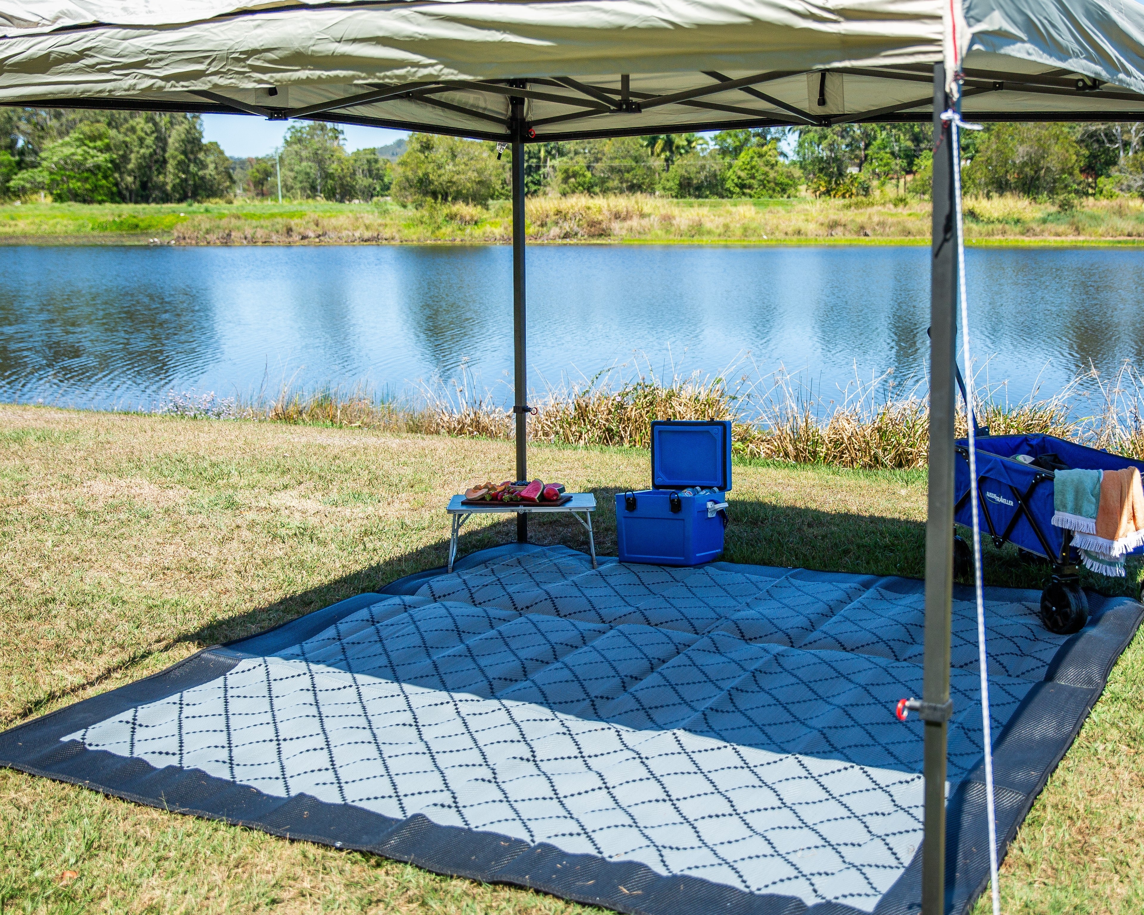Outdoor Mat - Gazebo Grey