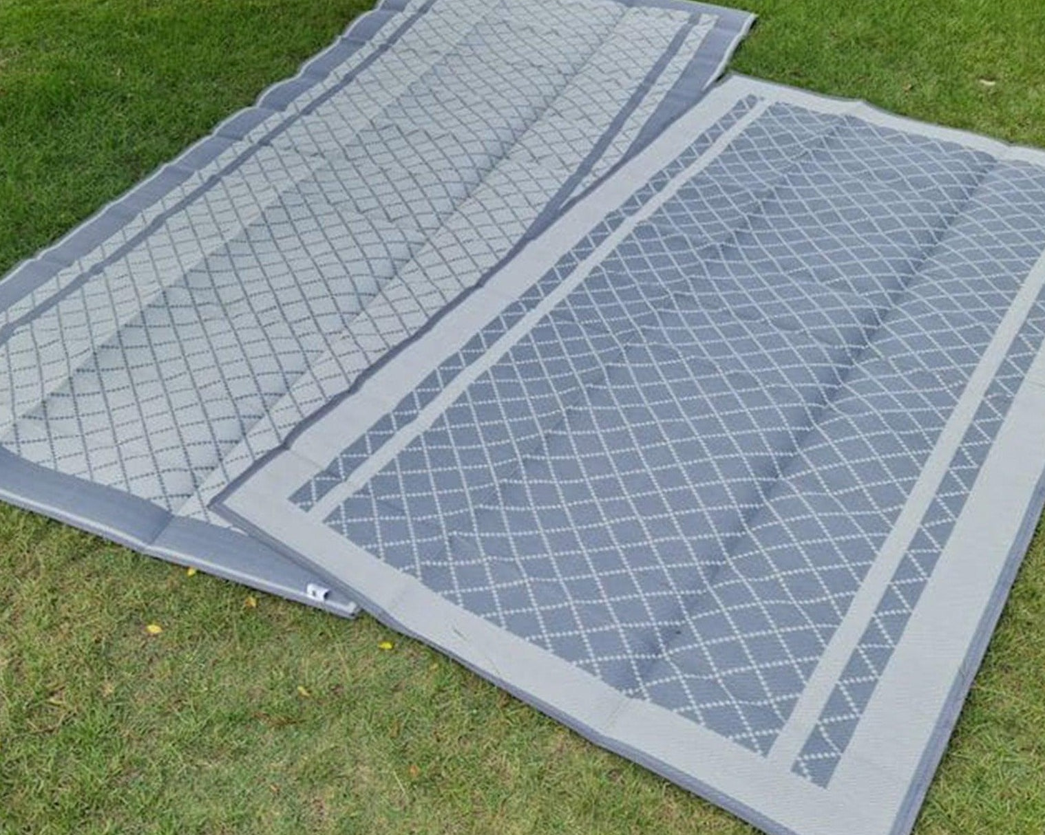 Annexe Mat - Crisscross Full Plus Grey/Dark Grey - Xtend Outdoors