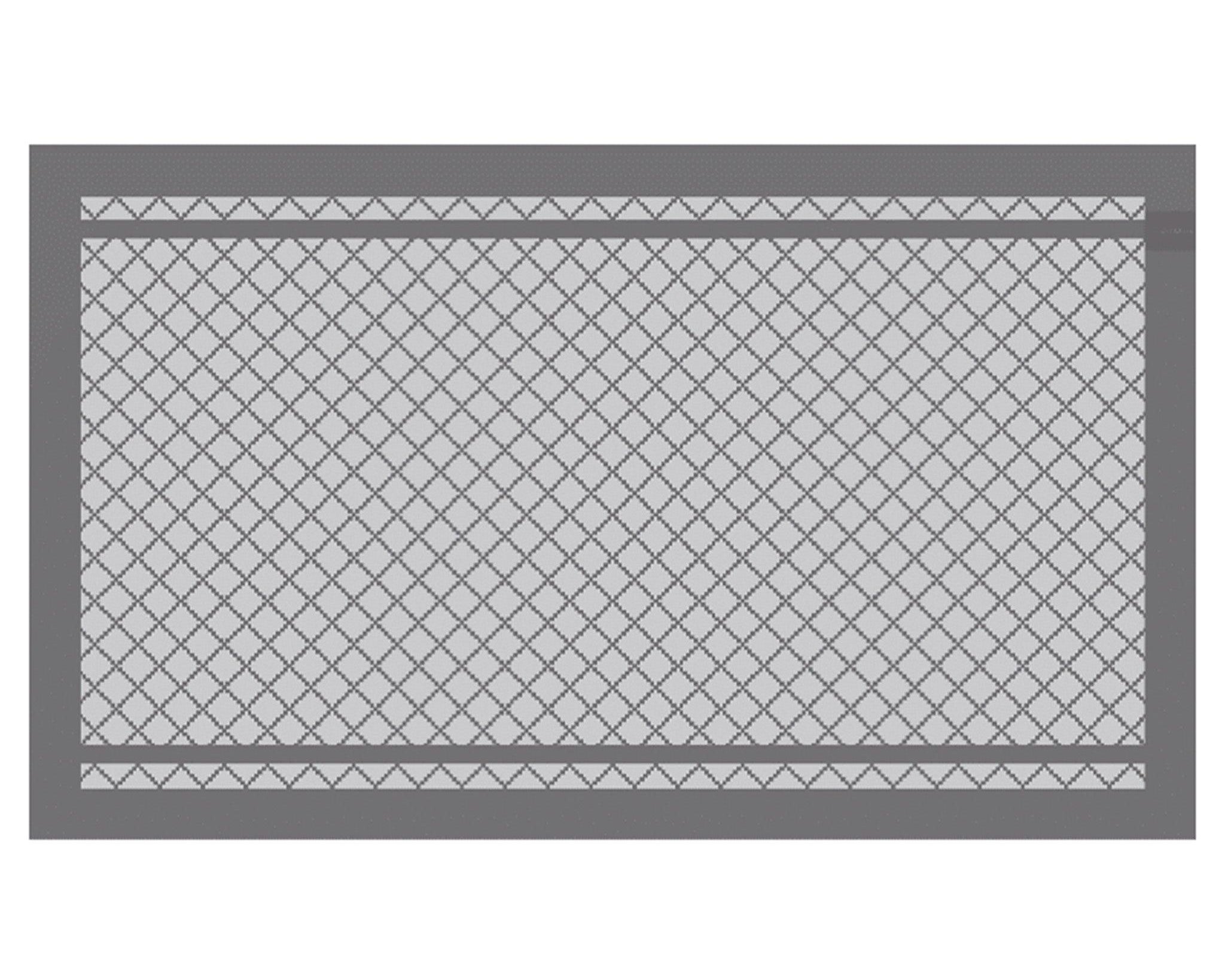 Annexe Mat - Crisscross Full Plus Grey/Dark Grey - Xtend Outdoors
