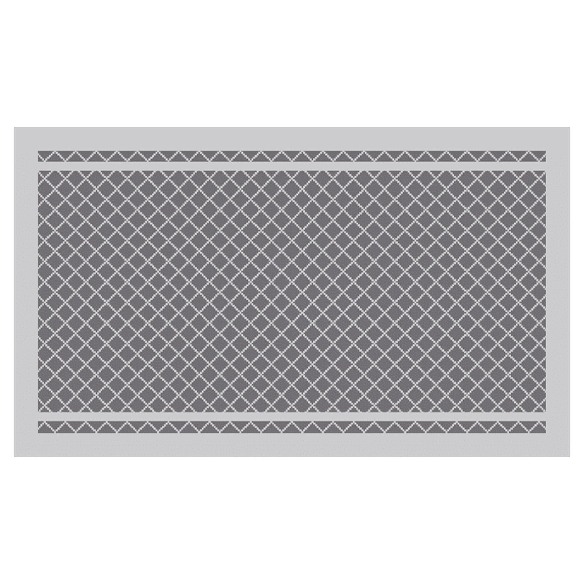 Annexe Mat - Crisscross Full Plus Grey/Dark Grey - Xtend Outdoors