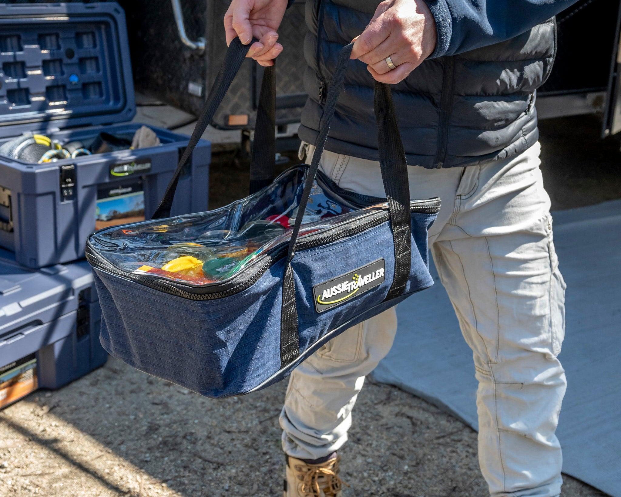 Clear Top Storage Bag - Medium - Aussie Traveller