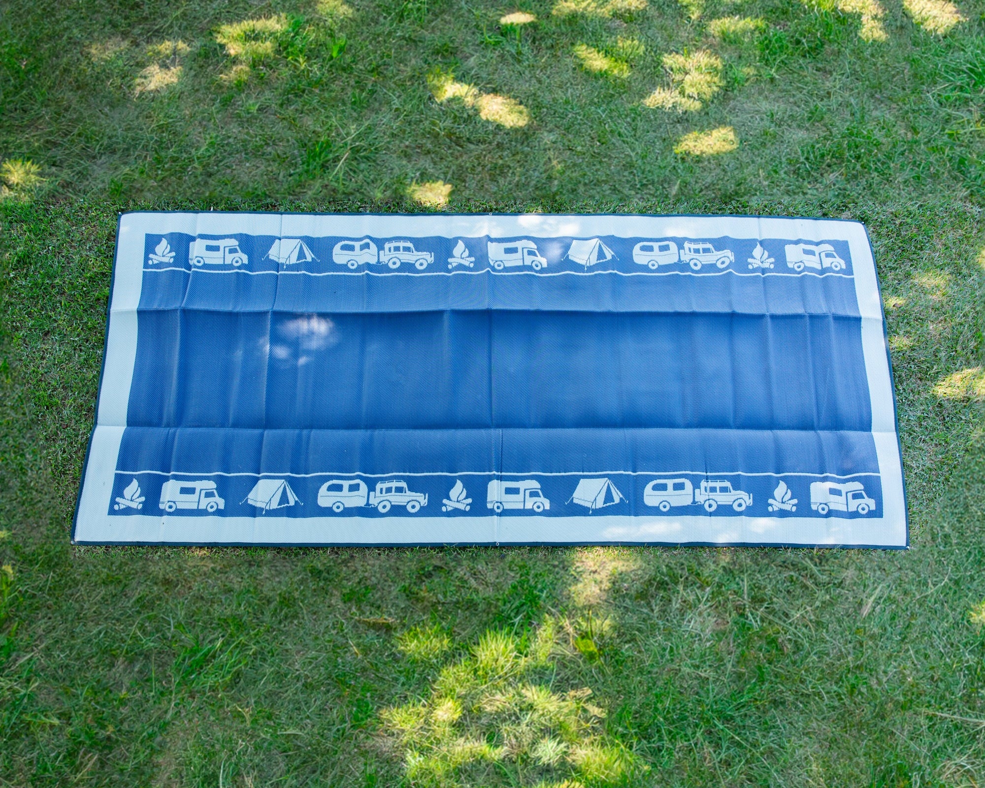 Outdoor Mat - Caravan & Camping Icons