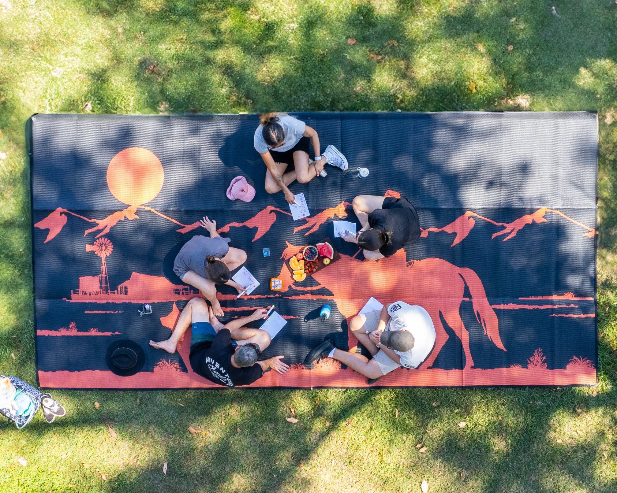 Outdoor Mat - Riding Home