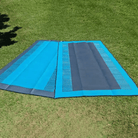 Annexe Mat - Square Pattern Teal/Dark Grey - Xtend Outdoors