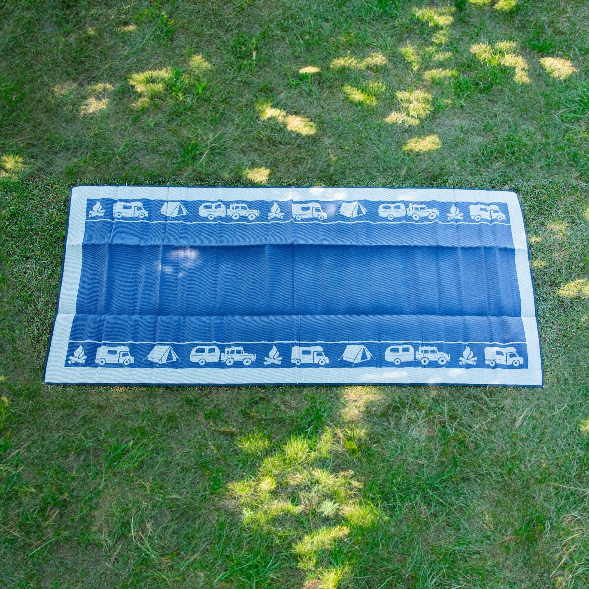Outdoor Mat - Caravan & Camping Icons