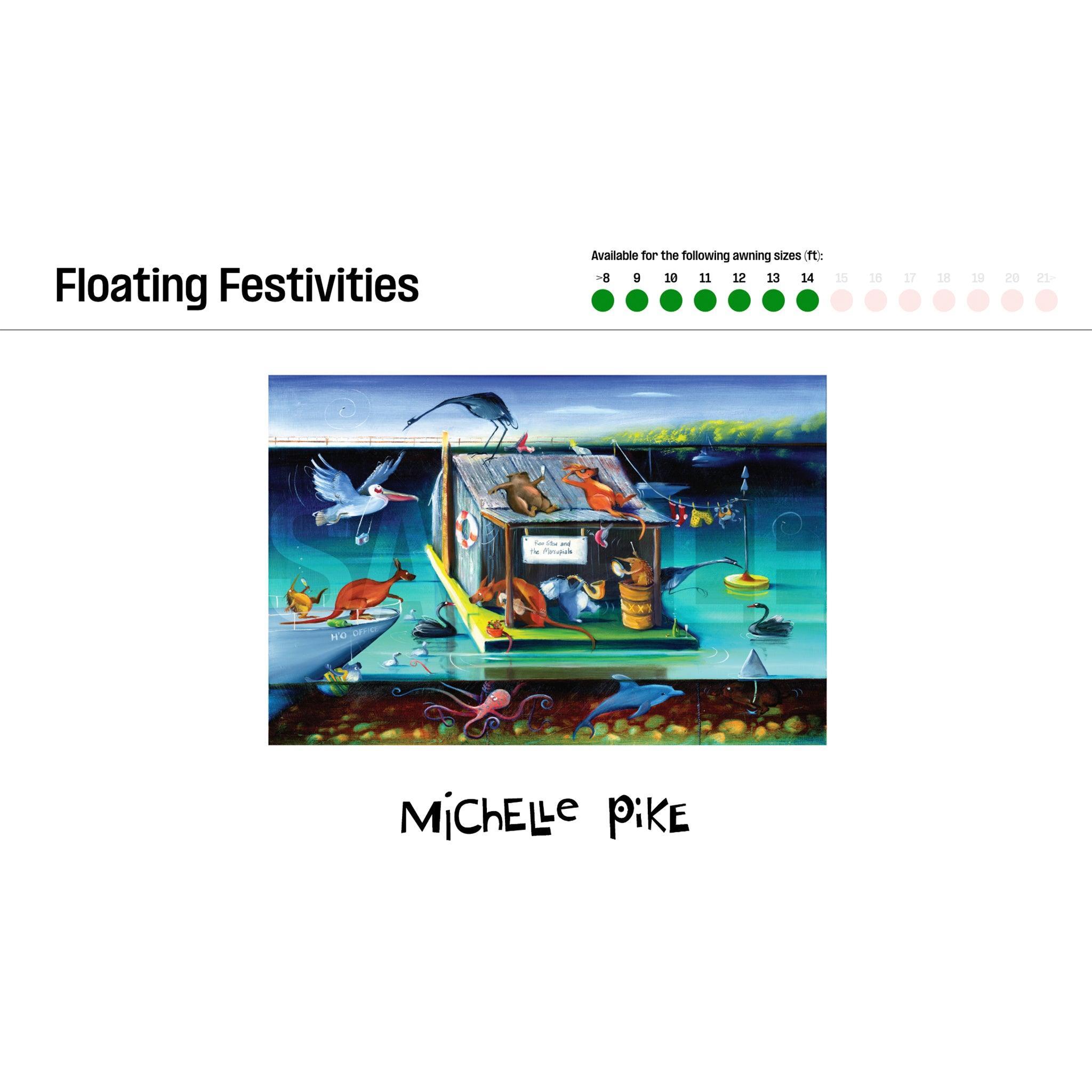 Long Side Art Shade Walls - Mural Art Edition - Xtend Outdoors