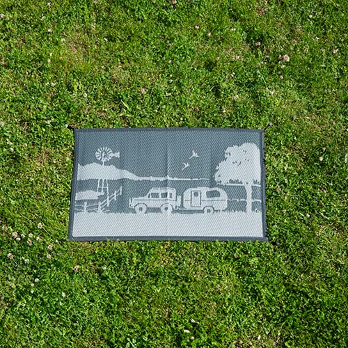 Door Mat Free Camping Grey/Charcoal Affordable Camping Mats